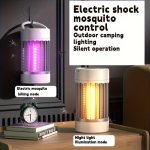 USB Rechargeable Electric Mosquito Killer Lamp - Quiet Portable Insect Zapper With Night Light For Indoor & Outdoor Use