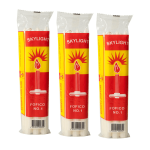 6 Piece White Candles