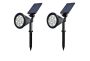 Waterproof LED Solar Lawn Lamp Spike Lights - 2PCS