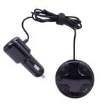 Gizzu Bluetooth Handsfree Kit With Fm Transmitter Red LED Interface 1 X Micro Sd Slot Supports 512GB Max