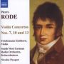 Piere Rode: Violin Concertos Nos. 7 10 And 13   Cd