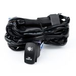Control Harness Kit For Radiator Fan - DC12V 40A 1-ON-1 Control Harness With Manual Override Switch Allows Forced Fan Activation