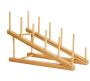 2PCS Layer Wooden Canvas Drying Rack Stand