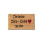 Matnifique Coir Doormat - Oupa En Ouma Design 700 X 400 X 14MM