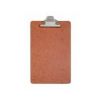 Bantex Masonite Clipboard A4 230X355. Heavy Duty Metal Clip