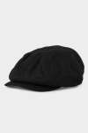 Ivy Peaky Blinder Cap - Plain Black - L 58.5CM