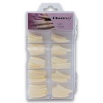 Falke False Nail Full Set 100 Pack - Dark Natural