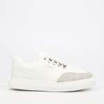 Urbanart Ezrain 1 Wax Faux Nubuck Sneaker - White - White 6