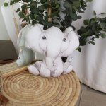 Shaped Pillow Grey Plain Ellie Neutral