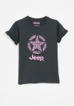 Jeep Frill Sleeve Star Tee - French Navy