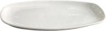 Platter 34.5X21.5CM White Porcelain Tray