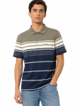 Mens Keanu Marcerized Golfer In Navy - Navy M