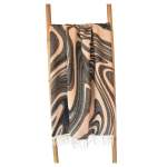 Oil On Water Black & Clay Throw