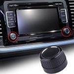 Car Radio Knob Cd Button Turn DVD Replacement Compatible For Volkswagen Sagitar lavida polo bora santana Vw RCD360 RCD440 RCD410