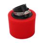 Air Filter For Atv 38MM Angled Foam Rubber Cylindrical Cleaner