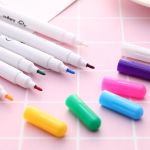 6PCS Water Erasable Fabric Markers - Non-toxic Sustainable Ink Pens For Sewing & Crafts - Assorted Colors