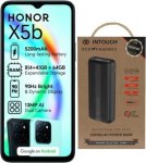 Honor X5B With Intouch 20000 Mah Power Bank Bundle Midnight Black 64 Gb 4 Gb RAM