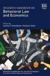 Research Handbook On Behavioral Law And Economics Hardcover
