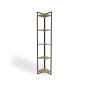 - High Corner Rack W/05 Shelves- Freijo/matte Black