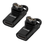 90 Degree Usb-c To Garmin Watch Charger Adapter 2 Pack