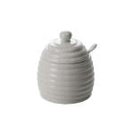 Maxwell & Williams Honeypot With Spoon White