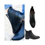 Aria Leather Ankle Boot Black