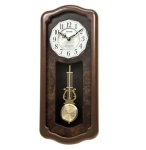 Rhythm Chime And Melodies Pendulum Wall Clock 23.5 Cm X 54.8 Cm X 10.5 Cm