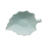 12" Ceramic Leaf Dish