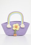 PoP Candy Floral D Cor Straw Bag - Lilac