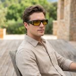 HD Vision Wrap Around Night Driving Glasses