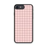 Custom Printed Tpu Cases - Apple Iphone 7 Apple Iphone 8 Apple Iphone Se 2020 Apple Iphone Se 2022 & 39 Pink Checkered& 39