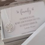 Tyrah Pn 925 Sterling Silver Cz Tree Of Life Necklace With Personalized Note