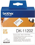 Brother DK11202 Shipping Label 62MM X 100MM 300 Labels Per Roll