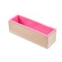Silicone Loaf Soap Mold With Box - Pink