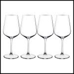 Consol Signature 450ML Vienna Crystal Stem Red Wine Glass 4PK 17163