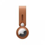 Apple Airtag Leather Loop - Saddle Brown