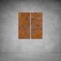 Mirror Tree Wall Art - 800 X 800 X 20 / Rust Coat / Outdoor