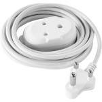 Ext Lead Dbl Janus 16A 5M Wht White 1 Ea