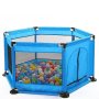 Happy Game Fence Playpen - Red