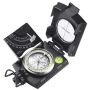 Military Sighting Compass With Inclinometer Waterproof Aluminum For Hiking