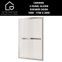 Chrome 2 Panel Slider Shower Door 1600 - 1700 X 2000MM