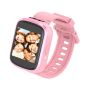 Kids Waterproof Smart Watch With Dual Camera Fitness Tracker Games - Pink