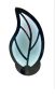 Leaf-shaped LED Wall Light - Modern Design In Metal And Acrylic Silver