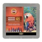 Koh I-noor Progresso Woodless Watercolour Pencils Tin Set Of 48