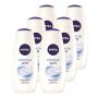 Nivea Creme Soft Shower Cream / Body Wash - 6 X 500ML