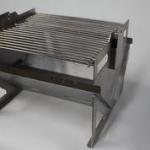 Camp Braai Stainless Steel With MINI Rotisserie Set And Reusable Kebab Sticks
