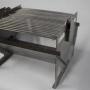 Camp Braai Stainless Steel With MINI Rotisserie Set And Reusable Kebab Sticks