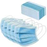 Smte 1000 3-PLY Disposable Civilian Face Mask With Ear Loops Mouth And Nose Cover With Keychain