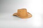 Full Leather Crushable Hat