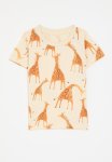 PoP Candy Printed Crew Neck Tee - Light Brown